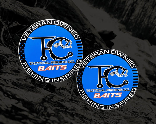 Tactical Fishing Co Shield Logo' Sticker